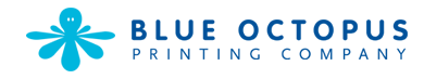 Blue Octopus Printing Company Logo